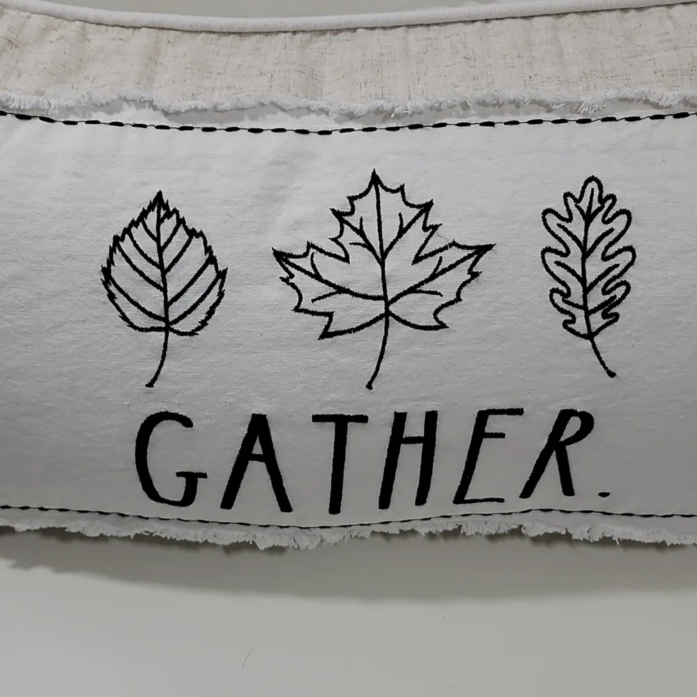 Rae Dunn Gather Decorative Pillow